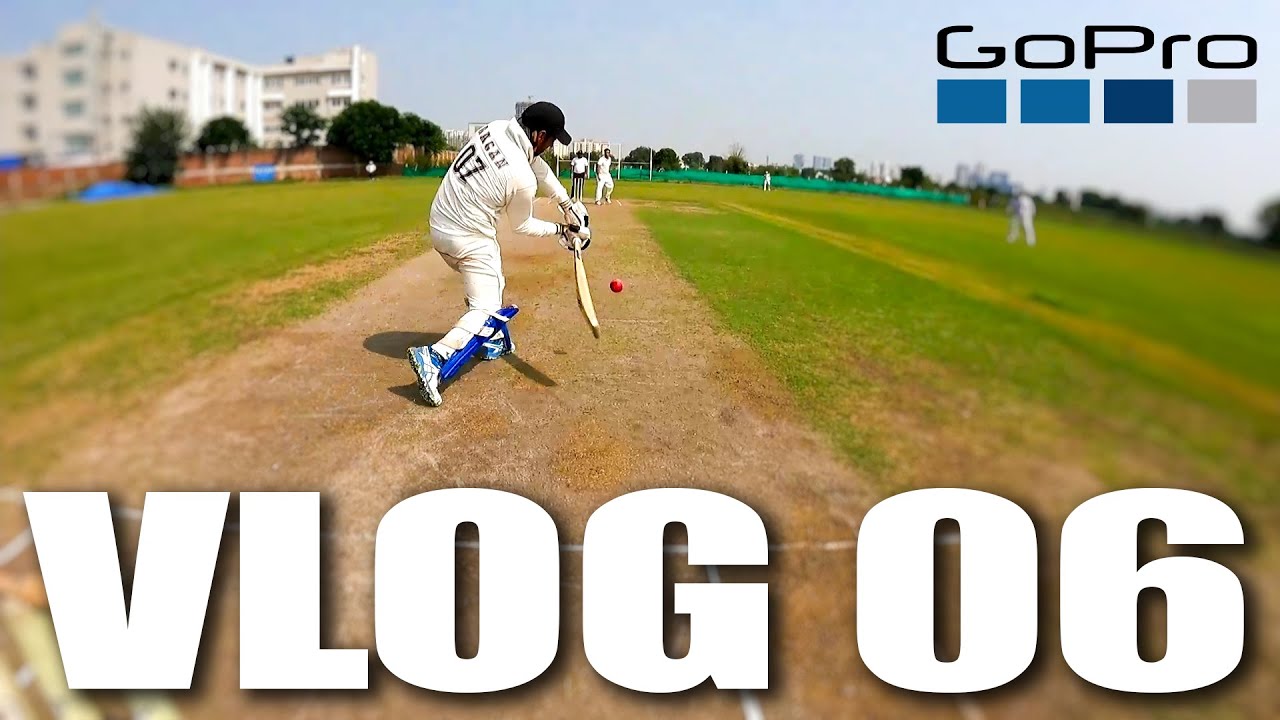 BATTING AND WICKET KEEPING WITH GOPRO FOR THE FIRST TIME 😍 | CRICKET MATCH VLOGS