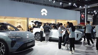Is NIO getting more people attention at the Auto Show? | Auto Show | Xi'an | China