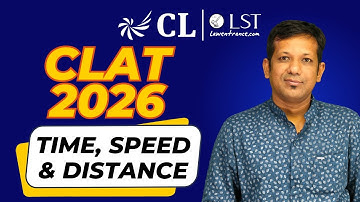 Time, Speed and Distance | Quantitative Techniques | Most Important Questions |CLAT 2026 Preparation