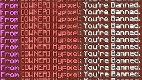 A Hacker gets banned LIVE in Hypixel | Minecraft