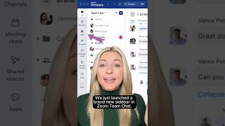New sidebar, new ways to stay organized in Zoom Team Chat ✅