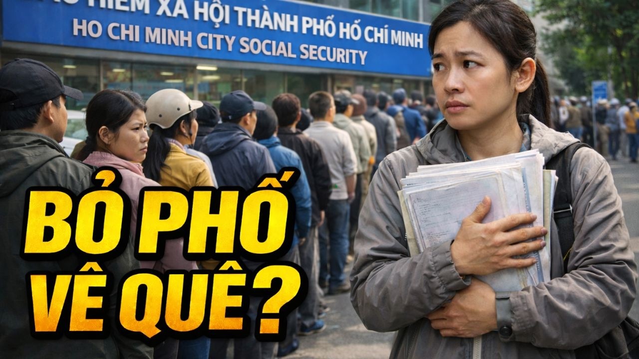 Công Nhân Rút BHXH 1 Lần: Vì Sao Họ Bỏ Sài Gòn?