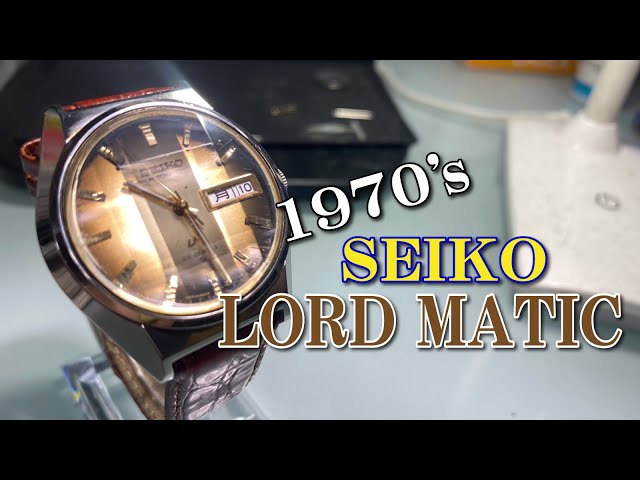 1970's Vintage SEIKO LORD MATIC【5606-7310】automatic 23Jewels