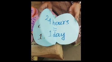 Maths tlm || measures of time | B.Ed commission