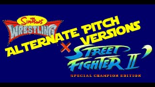 The Simpsons Wrestling OST/Alt. Pitch Ver. SEGA Street Fighter II: Special Champion Edition-Style