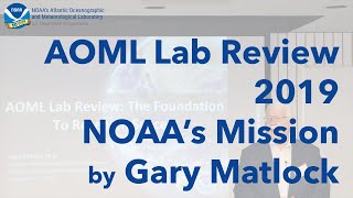 Overview of NOAA Research and Charge to Reviewers
