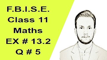 11th Class Maths | Chapter 13 | Exercise 13.2 | Question 5 | Inverse Trigonometric Functions