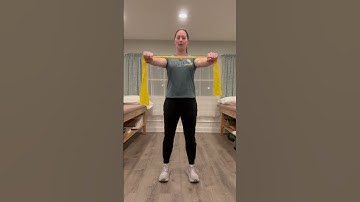 Horizontal abduction with a band