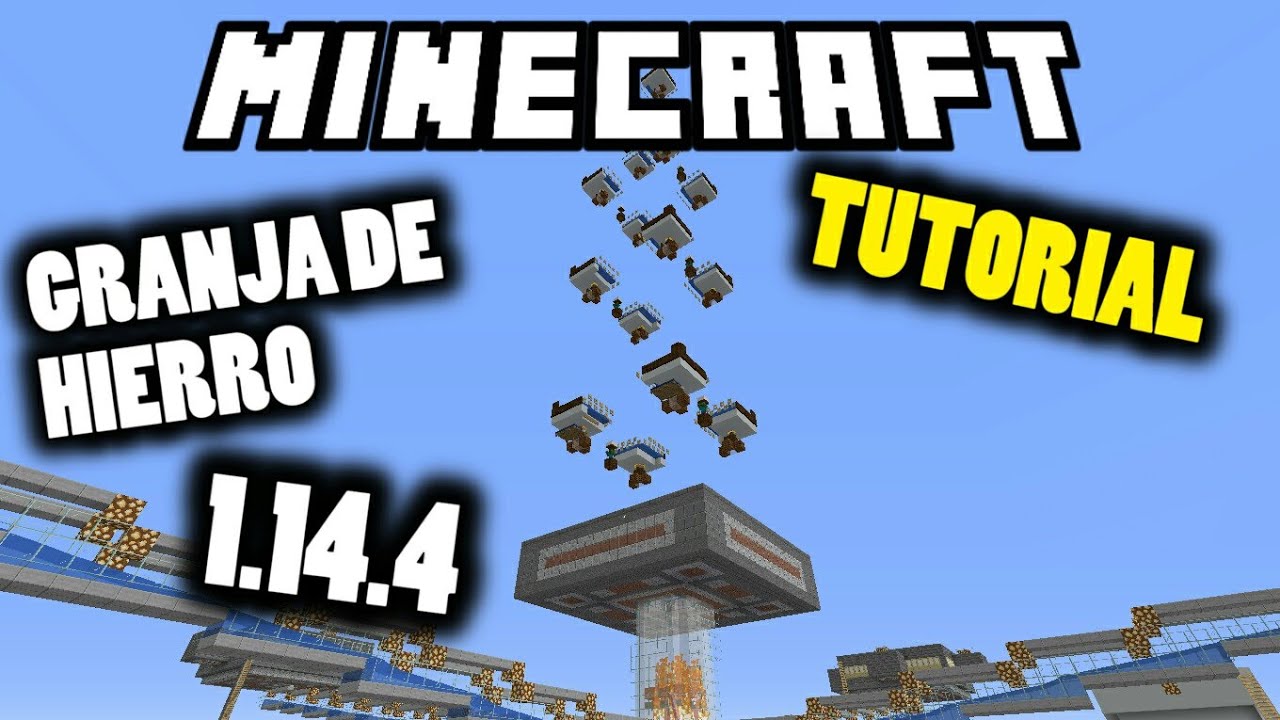 Como Hacer Una Granja De Hierro En Minecraft