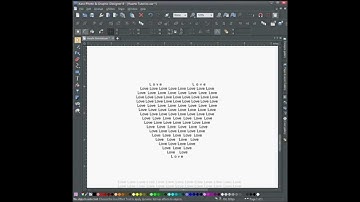 Text inside a hand drawn shape Xara Photo and Graphic Designer