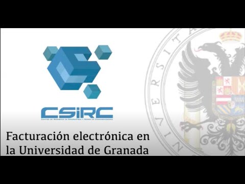 Facturación Electronica en la Universidad de Granada: proveedores