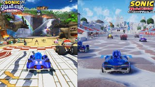 Sonic Racing Crossworlds Vs Sonic & Sega All-Stars Racing - 2025 Vs 2010