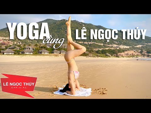 Bỏng mắt khi Lê Ngọc Thuý mặc Bikini chỉ cách tập yoga trồng cây chuối