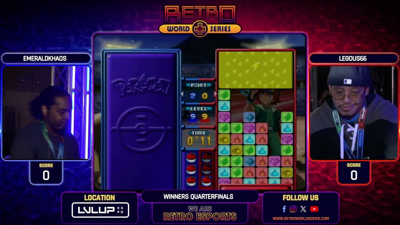 EmeraldKhaos vs Legous66 (Winners Quarterfinals) - Pokémon Puzzle