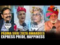 From Kailash Chandra Pant to Dharmiklal Pandya,all express happiness over Padma Shri 2026 Nomination