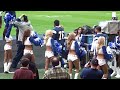 Dallas Cowboys Cheerleaders at Wembley Stadium.