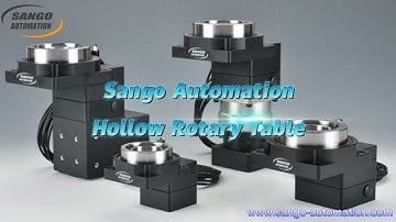 Programmable Hollow Rotary Table Servo Indexing Table by Sango Automation