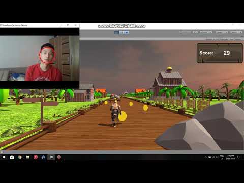 Face Tracking Endless Runner Game (Unity)