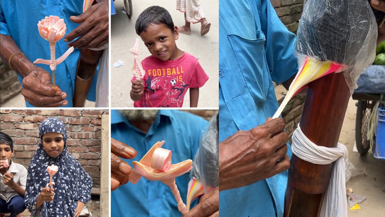 It will remind your Childhood - Sugar Candy Making on the Street