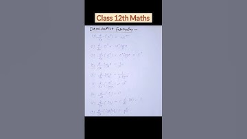 important Derivatives Formulas Sheet | Formulas of derivatives #shorts