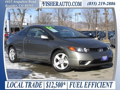 2006-honda-civic-ex-|-gray-|-$12,500*-|-longmont-denver-boulder-|-fisher-auto-#146443a