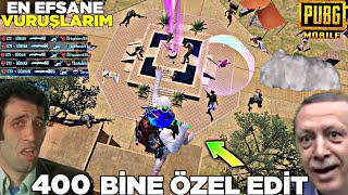 400 BİNE ÖZEL TAVALAYARAK EDİTLEDİM  EN EFSANE VURUŞLARIM !!  PUBG MOBİLE KOMİK MONTAJ