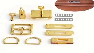1SET rectangular Japanese buckle twist lock hardware accessories universal for men and wom