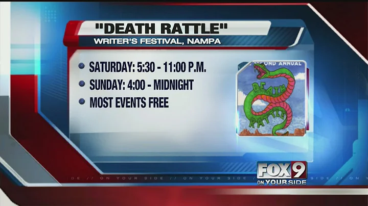 Nampa hosts second annual "Death Rattle" Writer's ...