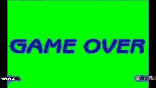 Sonic 3d game over green screen for Vegas 22