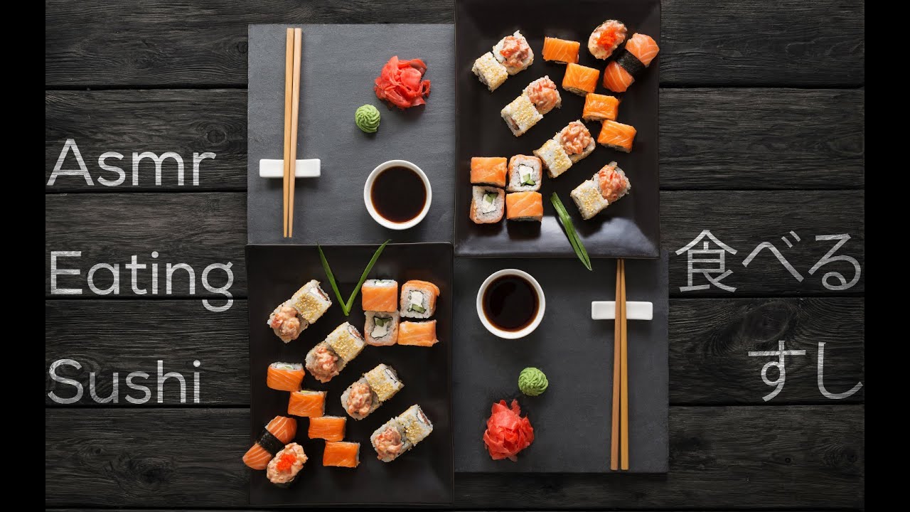 ASMR COMIENDO SUSHI | Asmr cinematográfico ... mas o menos| Asmr with Sasha