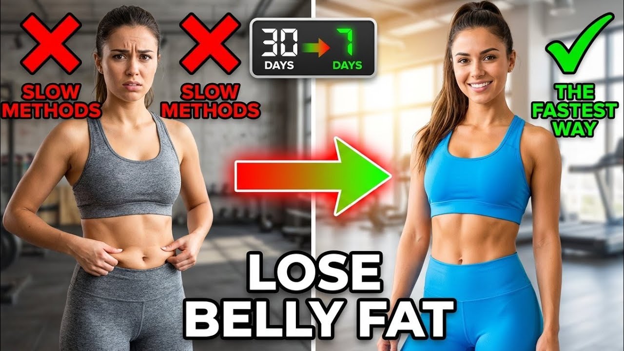 Избавьтесь от жира на животе за 7 дней | Избавьтесь от жира на животе за одну неделю дома