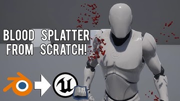 Unreal Tutorial - 3D Blood splatter from scratch!