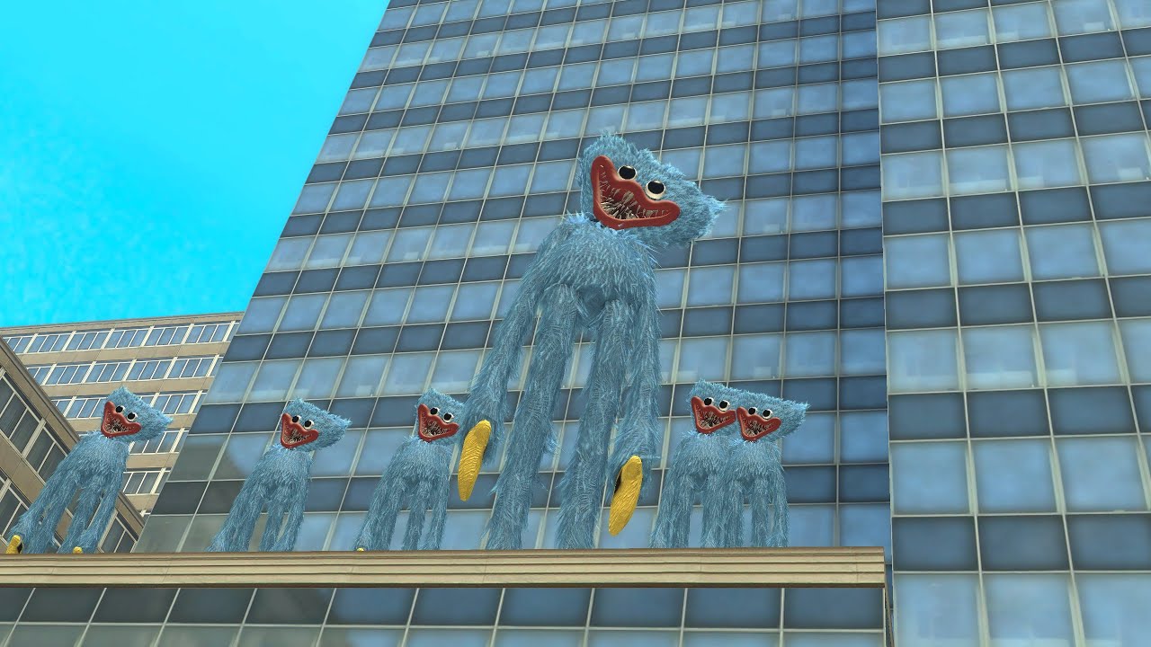 HUGGY WUGGY DESTROYS THE CITY | GARRY'S MOD