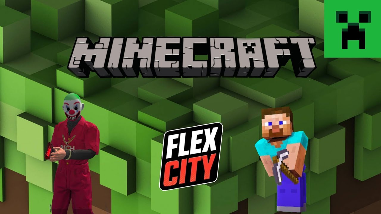 Flex city apresentando meu e do meus amigos mundo do (Minecraft) - YouTube