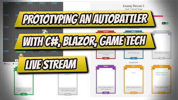 Creating an Auto Battler With View Separation and Design Patterns - Part 1 (Full Live Stream)