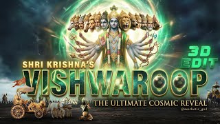 Shri Krishna Vishwaroop Darshan 3D Edit 🤯