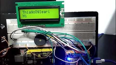 LCD Display receiving messages from TELEGRAM