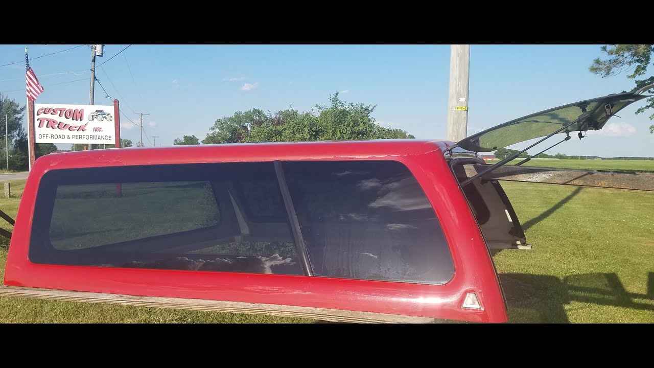 Walkaround of used Leer 100XQ truck camper shell that we have for sale