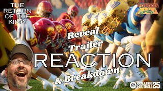 The return! College Football 25 Trailer - EA Sports - REACTION and Breakdown!