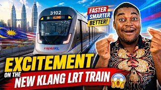Malaysia's New Klang Valley First LRT TRAIN is IMPRESSIVE 🇲🇾😲