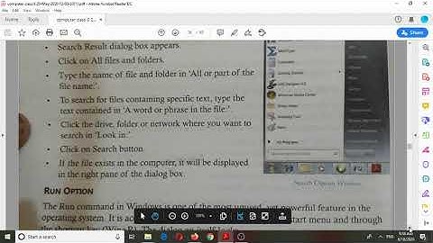 Class 6 Computer Ch 3 About Windows Part 1
