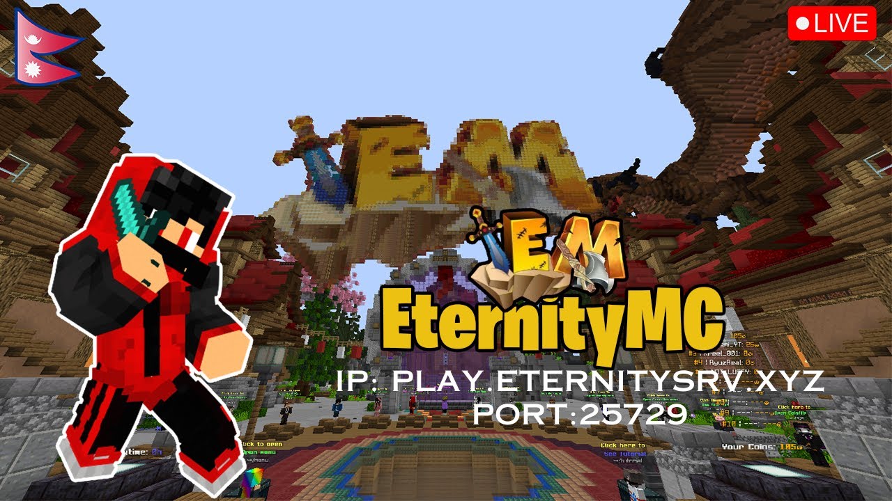 Lets Grind in Eternity MC | Public Lifesteal Server | ft.Piratelord ...