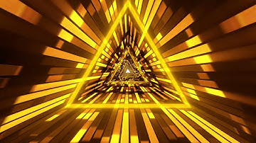 4K VJ Loops Abstract Motion Background || Golden kaleidoscope VJ Loops -Trippy Psychedelic Visuals