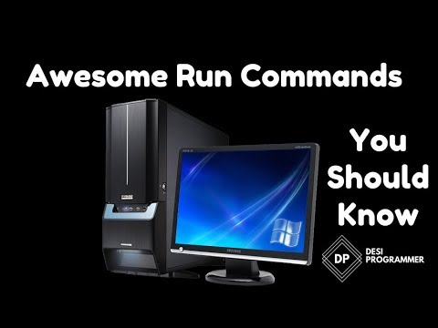 Ten Amazing Run Commands Every Power Window User Must Know | In Hindi By Desi Programmer