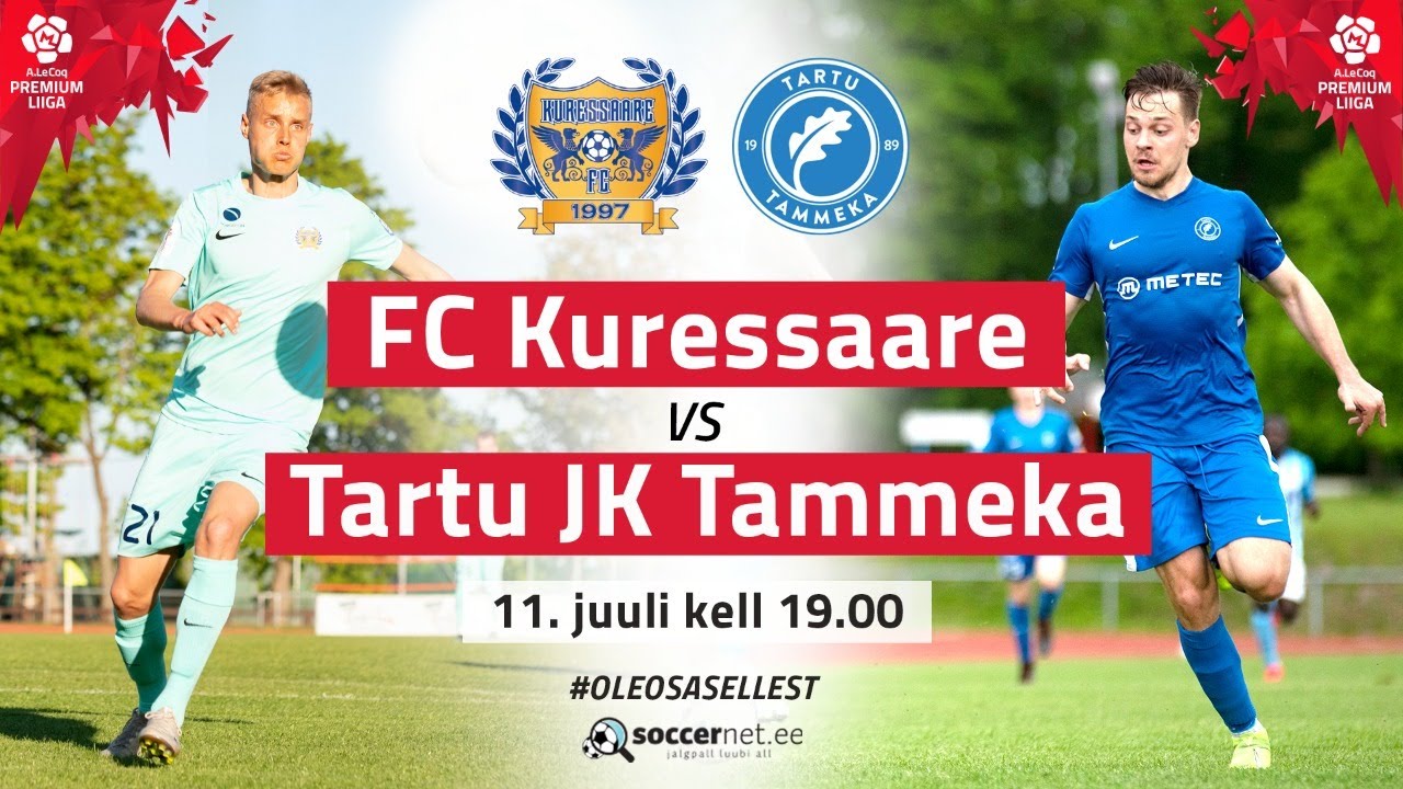 FC KURESSAARE TARTU JK TAMMEKA PREMIUM LIIGA 12. voor YouTube