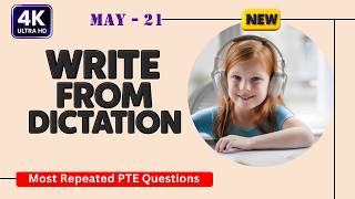 PTE Write from Dictation May 2026 | Most Repeated Real Questions | Score 90+ Fast