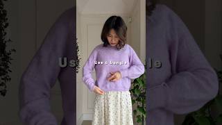 Fashion Hack for Baggy Sweaters?