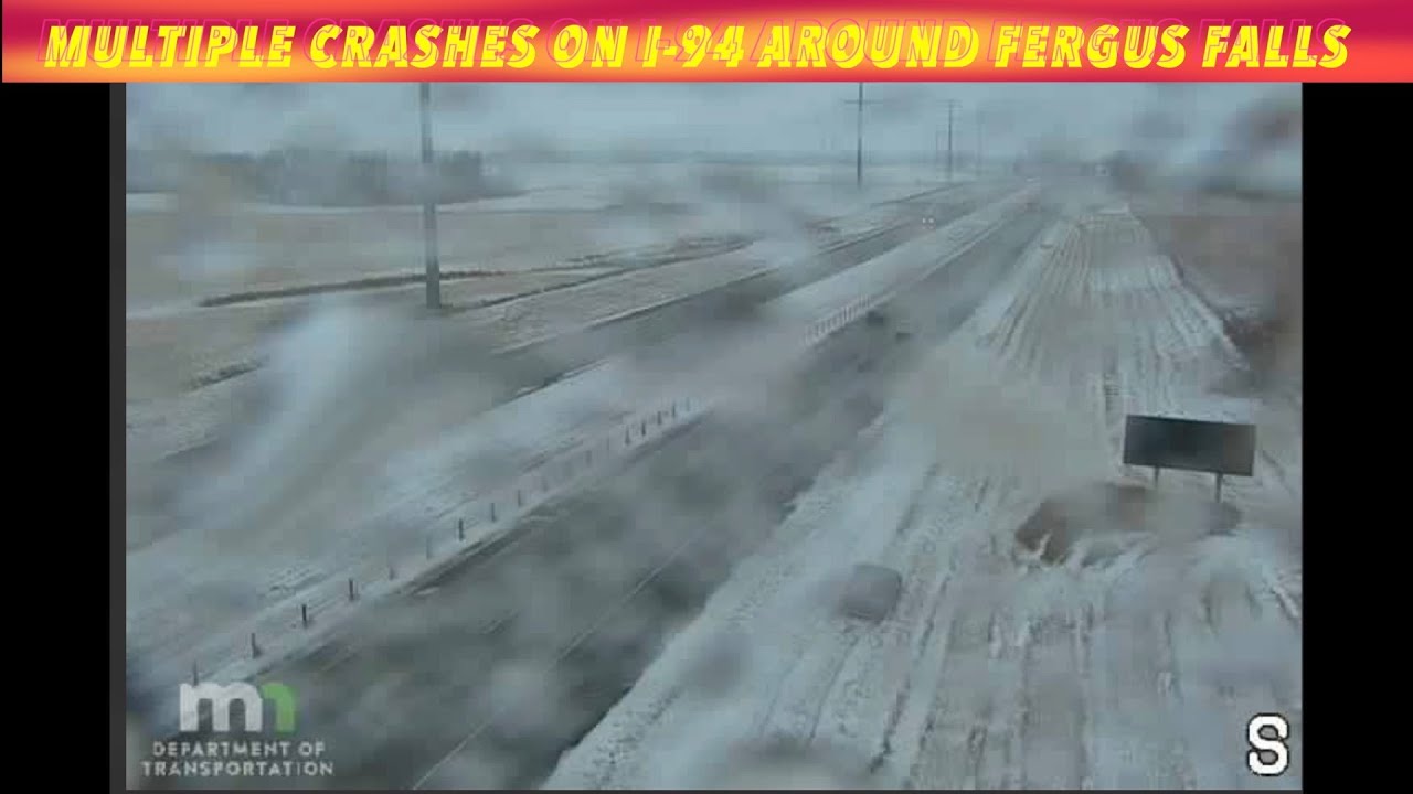BREAKING NEWS: Multiple Crashes Around The Region On Icy Highways - YouTube