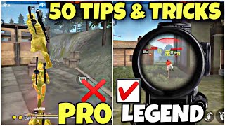 50 PRO TIPS AND TRICKS FOR FREE FIRE | GARENA FREE FIRE TIPS AND TRICKS screenshot 3