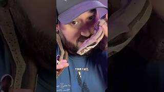 When a SNAKE POOPS On You #snake